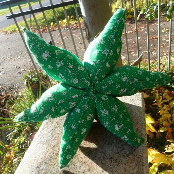 Farmhouse Christmas Tree Decoration Primitive Rustic Home Table Vtg Plush Decor - Picture 13 of 16